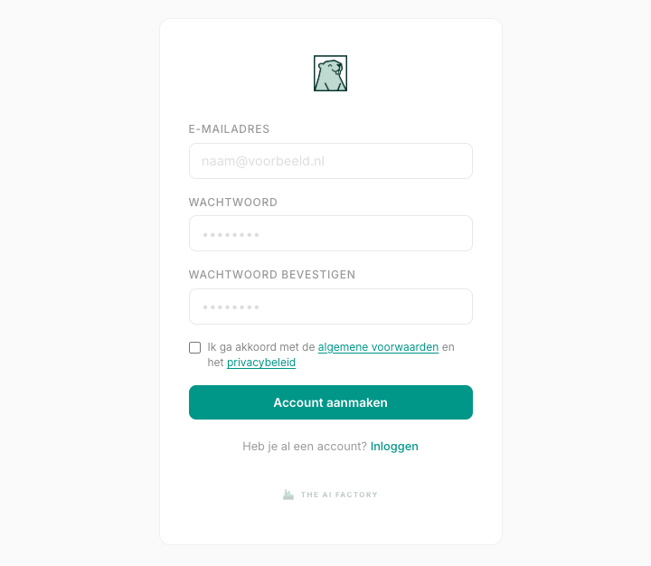 Create account